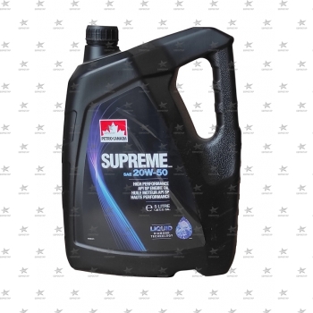 PETRO-CANADA  SUPREME 20W-50 (5л) SP масло моторное полусинтетическое -18С
