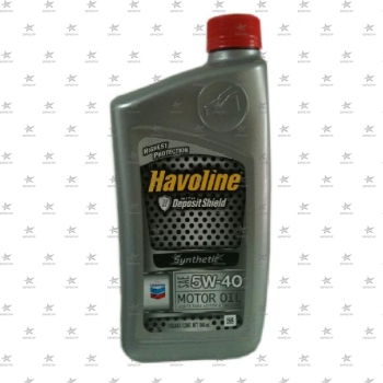 CHEVRON HAVOLINE SYNTHETIC MOTOR OIL 5W-40 (0.946л) SN/CF масло моторное синтетическое -42C CHEVRON HAVOLINE SYNTHETIC MOTOR OIL 5W-40 (0.946л) SN/CF масло моторное синтетическое -42C