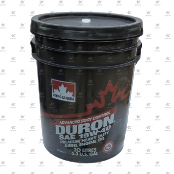 PETRO-CANADA  DURON 15W-40 (20л) CI-4/SL, DHD-1, MAN M3275, MB 228.3 масло моторное  -36C