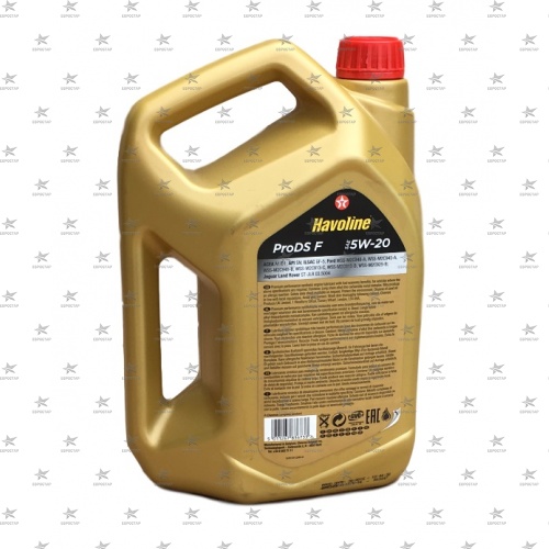 TEXACO HAVOLINE ProDS F 5W-20 (4л.) SN, ILSAC GF-5, WSS-M2C948A , WSS-M2C948B low SAPS масло моторное синтетичеcкое -39С