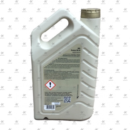 MOL ESSENCE 5W-30 (4л) ACEA A3/B4-04,API SL/CF;VW 502 00/505 00 синтетическое моторное масло  -39С