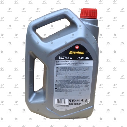 TEXACO HAVOLINE ULTRA S 5W-30 (4л.) SN/CF ACEA C3 MB 229.51/229.31 Low SAPS масло моторное синтетическое -39C