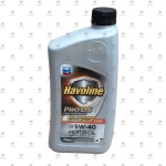 CHEVRON HAVOLINE PRODS FULL SYNTHETIC EURO 5W-40 (0.946л) SN/CF масло моторное синтетическое -42C